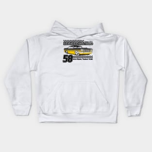 Old Is Gold On Four Wheels Kids Hoodie